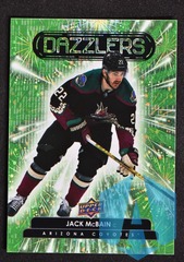 2022-23 UD Series 2 Dazzlers Green #DZ-68 Jack McBain - Arizona Coyotes